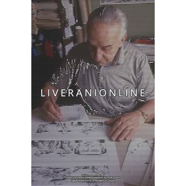 AURELIO GALLEPPINI, GALEP, Fumettista italiano noto soprattutto come disegnatore del personaggio di Tex - RETROSPETTIVA. ©ARCHIVIO AGENZIA ALDO LIVERANI SAS