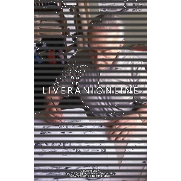 AURELIO GALLEPPINI, GALEP, Fumettista italiano noto soprattutto come disegnatore del personaggio di Tex - RETROSPETTIVA. ©ARCHIVIO AGENZIA ALDO LIVERANI SAS