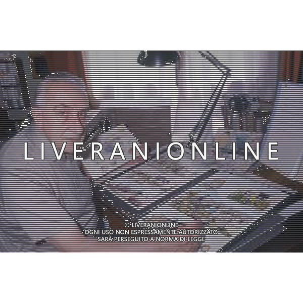 AURELIO GALLEPPINI, GALEP, Fumettista italiano noto soprattutto come disegnatore del personaggio di Tex - RETROSPETTIVA. ©ARCHIVIO AGENZIA ALDO LIVERANI SAS