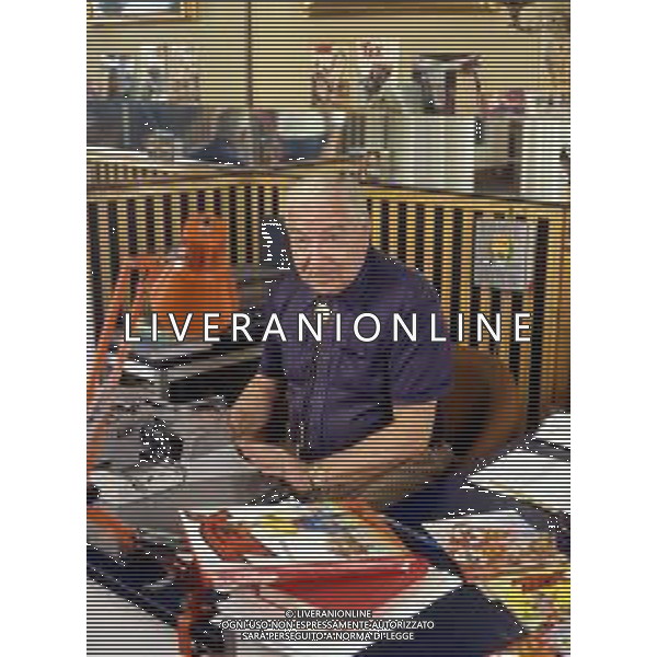 GIOVANNI LUIGI BONELLI, detto GIANLUIGI, Fumettista ed editore italiano, creatore del personaggio di TEX - RETROSPETTIVA. ©ARCHIVIO AGENZIA ALDO LIVERANI SAS