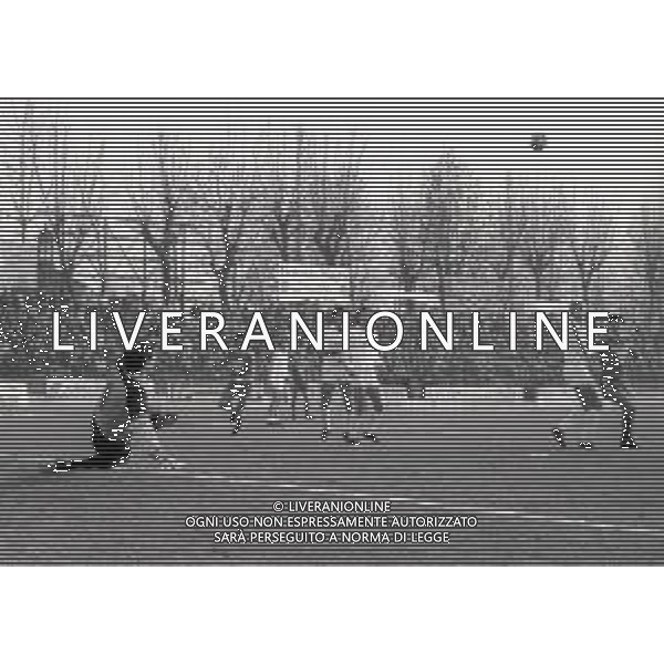 19-01-1986 MONZA CAMPIONATO DI CALCIO SERIE A MONZA PALERMO 1-1 NELLA FOTO FRANCO PALEARI E ROBERTO ANTONELLI AG ALDO LIVERANI SAS