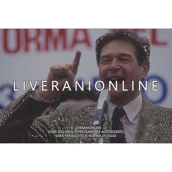 RETROSPETTIVA LUCIANO LAMA POLITICO E SINDACALISTA NELLA FOTO LUCIANO LAMA NELL\'ANNO 1985 AG ALDO LIVERANI SAS