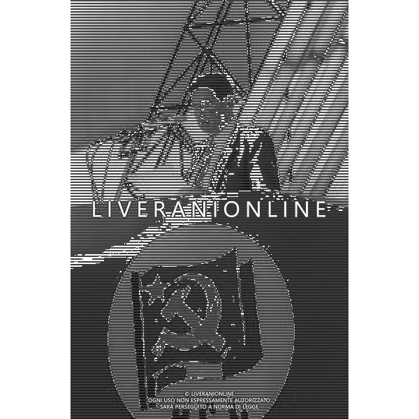 RETROSPETTIVA LUCIANO LAMA POLITICO E SINDACALISTA NELLA FOTO LUCIANO LAMA NELL\'ANNO 1985 AG ALDO LIVERANI SAS