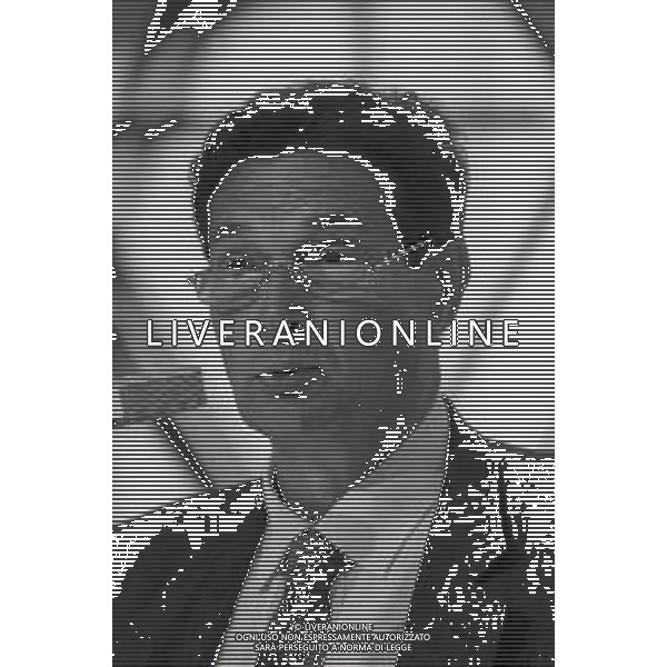 RETROSPETTIVA LUCIANO LAMA POLITICO E SINDACALISTA NELLA FOTO LUCIANO LAMA NELL\'ANNO 1985 AG ALDO LIVERANI SAS