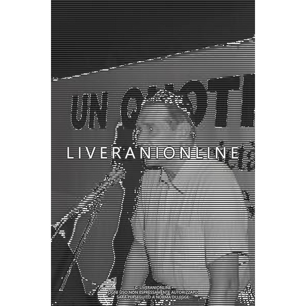 RETROSPETTIVA LUCIANO LAMA POLITICO E SINDACALISTA NELLA FOTO LUCIANO LAMA NELL\'ANNO 1986 AG ALDO LIVERANI SAS