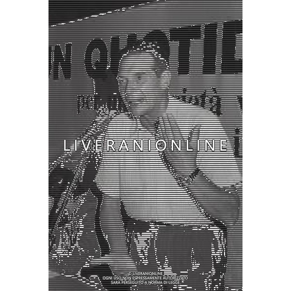 RETROSPETTIVA LUCIANO LAMA POLITICO E SINDACALISTA NELLA FOTO LUCIANO LAMA NELL\'ANNO 1986 AG ALDO LIVERANI SAS