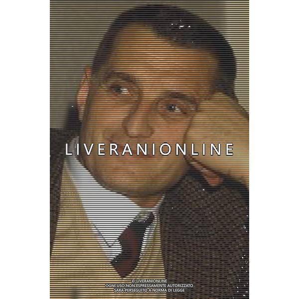 RETROSPETTIVA ANTONIO PIZZINATO POLITICO E SINDACALISTA NELLA FOTO ANTONIO PIZZINATO NELL\'ANNO 1986 AG ALDO LIVERANI SAS