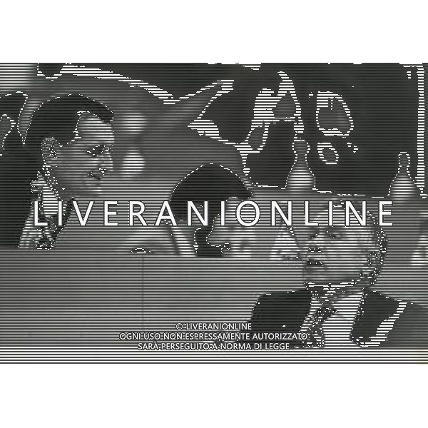 RETROSPETTIVA ANTONIO PIZZINATO POLITICO E SINDACALISTA NELLA FOTO ANTONIO PIZZINATO CON BRUNO TRENTIN NELL\'ANNO 1986 AG ALDO LIVERANI SAS