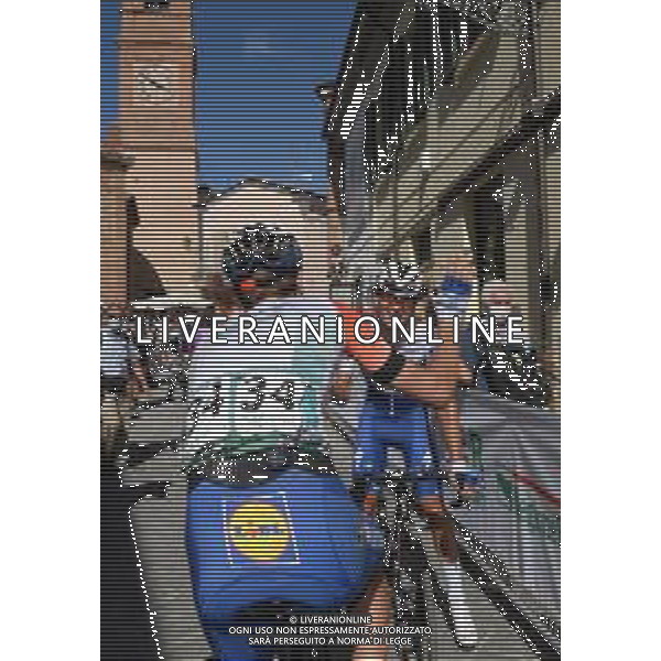 02-09-2020 Settimana Internazionale Coppi E Bartali; Tappa 02 Riccione - Sogliano Al Rubicone; 2020, Deceuninck - Quick Step; Bagioli, Andrea; Honore, Mikkel Frolich; Sogliano Al Rubicone; ©SIROTTI / AGENZIA ALDO LIVERANI SAS