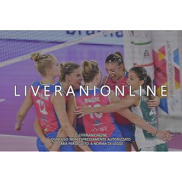 Secondo turno - Savino Del Bene Scandicci vs Saugella Monza - Volley Supercoppa Femminile, 02 settembre 2020 Scandicci, Italia Nella foto: Esultanza Saugella Monza @LM/Lisa Guglielmi/ AGENZIA ALDO LIVERANI SAS