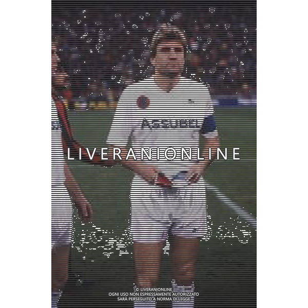 RETROSPETTIVA JAN CEULEMANS CALCIATORE NELLA FOTO JAN CEULEMANS CON LA MAGLIA DEL BRUGES NELL\'ANNO 1999 AG ALDO LIVERANI SAS