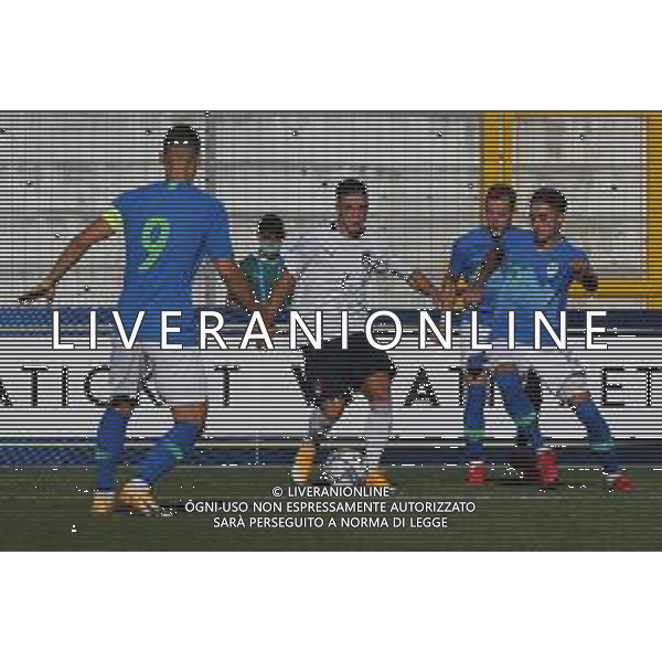 Lignano Sabbiadoro Partita Amichevole ITALIA Under 21 - SLOVENIA Under 21 del 03/09/2020 - nella foto: Raspadori Giacomo (Italia) ©Claudio Zamagni/Agenzia Aldo Liverani Raspadori Giacomo (Italia)during International friendly soccer match between ITALY Under 21 and SLOVENIA Under 21 at G. Teghil Stadium in Lignano Sabbiadoro on September 03 2020. photo credit by Claudio Zamagni/Aldo Liverani Photo Agency/ AGENZIA ALDO LIVERANI SAS