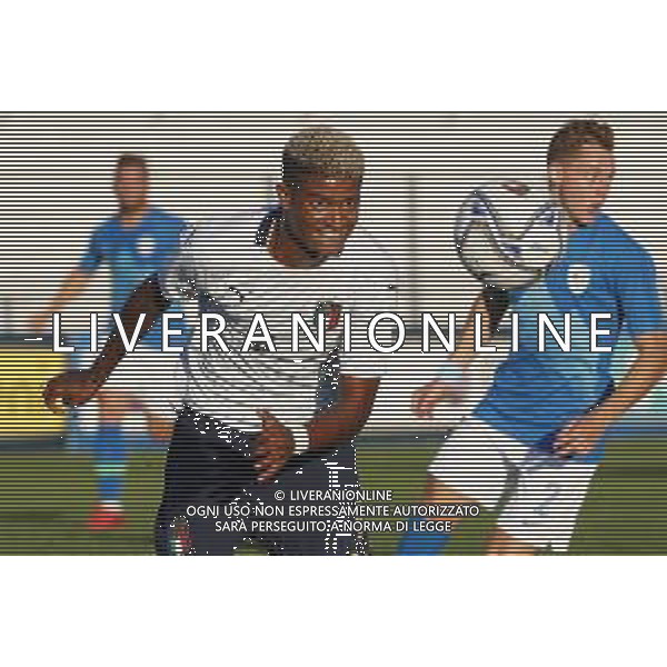 Lignano Sabbiadoro Partita Amichevole ITALIA Under 21 - SLOVENIA Under 21 del 03/09/2020 - nella foto: Salcedo Eddie(Italia) ©Claudio Zamagni/Agenzia Aldo Liverani Salcedo Eddie(Italia) during International friendly soccer match between ITALY Under 21 and SLOVENIA Under 21 at G. Teghil Stadium in Lignano Sabbiadoro on September 03 2020. photo credit by Claudio Zamagni/Aldo Liverani Photo Agency/ AGENZIA ALDO LIVERANI SAS