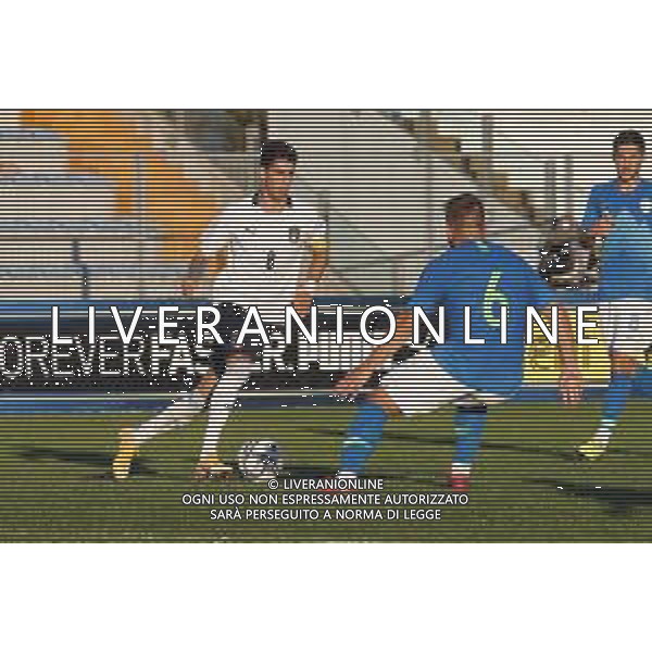 Lignano Sabbiadoro Partita Amichevole ITALIA Under 21 - SLOVENIA Under 21 del 03/09/2020 - nella foto: Melegoni Filippo (Italia) ©Claudio Zamagni/Agenzia Aldo Liverani during International friendly soccer match between ITALY Under 21 and SLOVENIA Under 21 at G. Teghil Stadium in Lignano Sabbiadoro on September 03 2020. photo credit by Claudio Zamagni/Aldo Liverani Photo Agency/ AGENZIA ALDO LIVERANI SAS