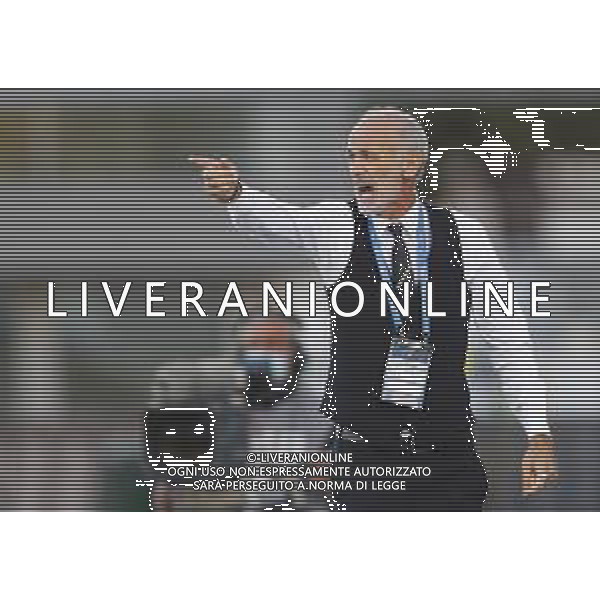 Lignano Sabbiadoro Partita Amichevole ITALIA Under 21 - SLOVENIA Under 21 del 03/09/2020 - nella foto: Mister Paolo Nicolato ©Claudio Zamagni/Agenzia Aldo Liverani Mister Paolo Nicolatoduring International friendly soccer match between ITALY Under 21 and SLOVENIA Under 21 at G. Teghil Stadium in Lignano Sabbiadoro on September 03 2020. photo credit by Claudio Zamagni/Aldo Liverani Photo Agency/ AGENZIA ALDO LIVERANI SAS