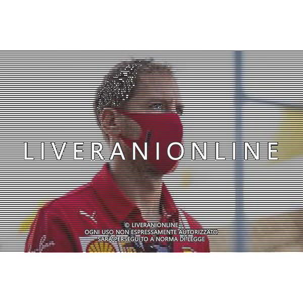 Sebastian Vettel (GER) Ferrari. 03.09.2020. Formula 1 World Championship, Rd 8, Italian Grand Prix, Monza, Italy, Preparation Day. - www.xpbimages.com, EMail: requests@xpbimages.com © Copyright: Bearne / XPB Images/ AGENZIA ALDO LIVERANI SAS - ITALY ONLY EDITORIAL USE ONLY