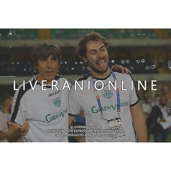 Partita del cuore - Edizione Speciale 2020 Verona, 3 Settembre 2020 Nella foto: Bugo e Riccardo Zanotti dei Pinguini Tattici Nucleari Ph. Soli - Ag. Aldo Liverani