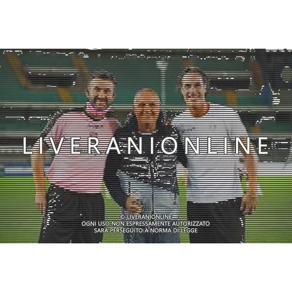 Partita del cuore - Edizione Speciale 2020 Verona, 3 Settembre 2020 Nella foto: Christian Panucci, Giorgio Panariello e Fabio Galante Ph. Soli - Ag. Aldo Liverani