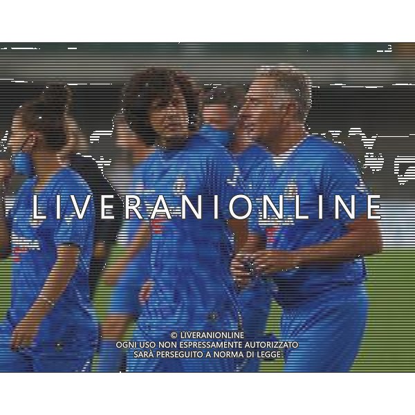 Partita del cuore - Edizione Speciale 2020 Verona, 3 Settembre 2020 Nella foto: Ermal Meta e Paolo Bonolis Ph. Soli - Ag. Aldo Liverani