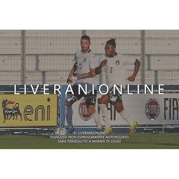 Lignano Sabbiadoro Partita Amichevole ITALIA Under 21 - SLOVENIA Under 21 del 03/09/2020 - nella foto: Cuomo Giuseppe(Italia) Adjapong Claud (Italia) ©Claudio Zamagni/Agenzia Aldo Liverani Cuomo Giuseppe(Italia) Adjapong Claud (Italia) during International friendly soccer match between ITALY Under 21 and SLOVENIA Under 21 at G. Teghil Stadium in Lignano Sabbiadoro on September 03 2020. photo credit by Claudio Zamagni/Aldo Liverani Photo Agency