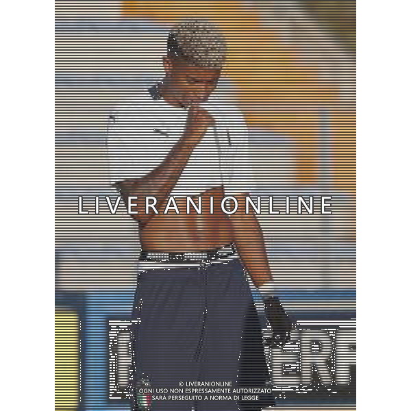 Lignano Sabbiadoro Partita Amichevole ITALIA Under 21 - SLOVENIA Under 21 del 03/09/2020 - nella foto: Salcedo Eddie(Italia) ©Claudio Zamagni/Agenzia Aldo Liverani Salcedo Eddie(Italia) during International friendly soccer match between ITALY Under 21 and SLOVENIA Under 21 at G. Teghil Stadium in Lignano Sabbiadoro on September 03 2020. photo credit by Claudio Zamagni/Aldo Liverani Photo Agency