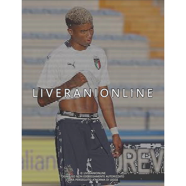 Lignano Sabbiadoro Partita Amichevole ITALIA Under 21 - SLOVENIA Under 21 del 03/09/2020 - nella foto: Salcedo Eddie(Italia) ©Claudio Zamagni/Agenzia Aldo Liverani Salcedo Eddie(Italia) during International friendly soccer match between ITALY Under 21 and SLOVENIA Under 21 at G. Teghil Stadium in Lignano Sabbiadoro on September 03 2020. photo credit by Claudio Zamagni/Aldo Liverani Photo Agency