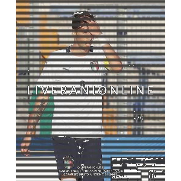 Lignano Sabbiadoro Partita Amichevole ITALIA Under 21 - SLOVENIA Under 21 del 03/09/2020 - nella foto: Melegoni Filippo (Italia) ©Claudio Zamagni/Agenzia Aldo Liverani Melegoni Filippo (Italia) during International friendly soccer match between ITALY Under 21 and SLOVENIA Under 21 at G. Teghil Stadium in Lignano Sabbiadoro on September 03 2020. photo credit by Claudio Zamagni/Aldo Liverani Photo Agency