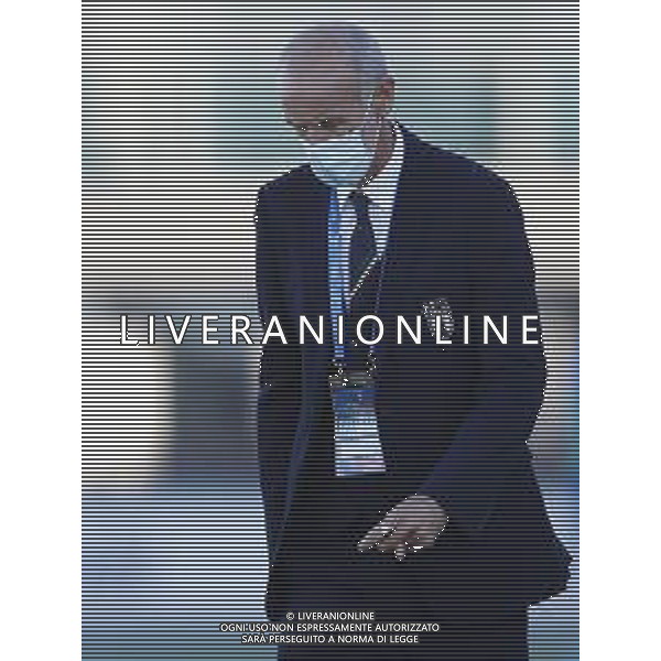Lignano Sabbiadoro Partita Amichevole ITALIA Under 21 - SLOVENIA Under 21 del 03/09/2020 - nella foto: Mister Paolo Nicolato ©Claudio Zamagni/Agenzia Aldo Liverani Mister Paolo Nicolato during International friendly soccer match between ITALY Under 21 and SLOVENIA Under 21 at G. Teghil Stadium in Lignano Sabbiadoro on September 03 2020. photo credit by Claudio Zamagni/Aldo Liverani Photo Agency