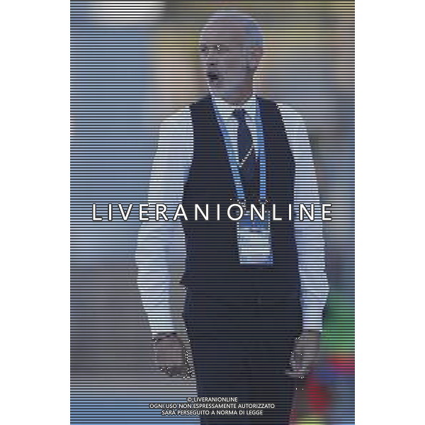 Lignano Sabbiadoro Partita Amichevole ITALIA Under 21 - SLOVENIA Under 21 del 03/09/2020 - nella foto: Mister Paolo Nicolato ©Claudio Zamagni/Agenzia Aldo Liverani Mister Paolo Nicolato during International friendly soccer match between ITALY Under 21 and SLOVENIA Under 21 at G. Teghil Stadium in Lignano Sabbiadoro on September 03 2020. photo credit by Claudio Zamagni/Aldo Liverani Photo Agency