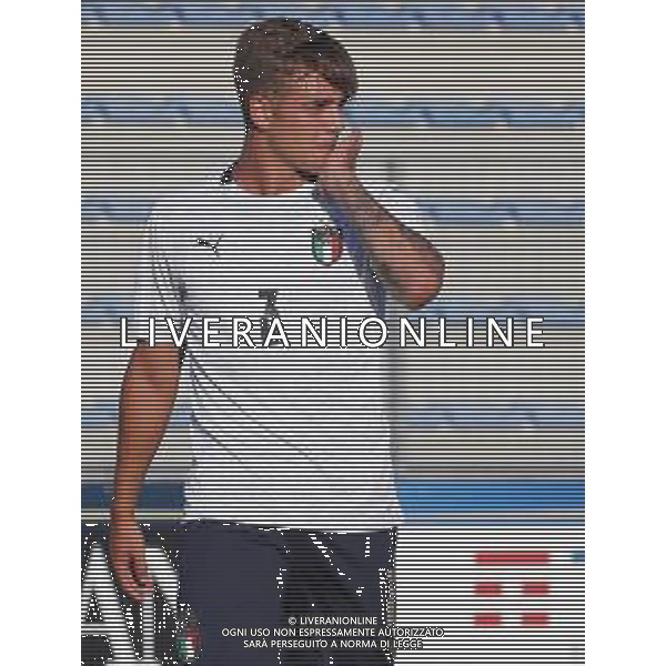 Lignano Sabbiadoro Partita Amichevole ITALIA Under 21 - SLOVENIA Under 21 del 03/09/2020 - nella foto: Tripaldelli Alessandro (Italia) ©Claudio Zamagni/Agenzia Aldo Liverani Tripaldelli Alessandro (Italia) during International friendly soccer match between ITALY Under 21 and SLOVENIA Under 21 at G. Teghil Stadium in Lignano Sabbiadoro on September 03 2020. photo credit by Claudio Zamagni/Aldo Liverani Photo Agency