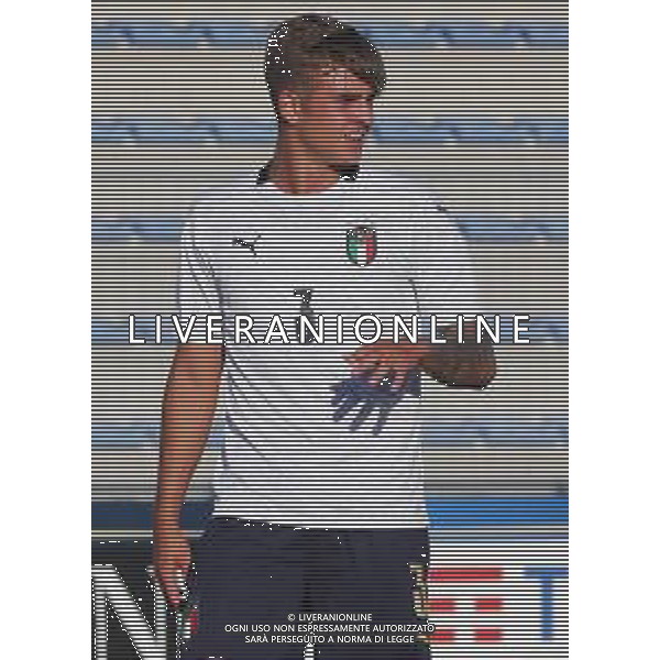 Lignano Sabbiadoro Partita Amichevole ITALIA Under 21 - SLOVENIA Under 21 del 03/09/2020 - nella foto: Tripaldelli Alessandro (Italia) ©Claudio Zamagni/Agenzia Aldo Liverani Tripaldelli Alessandro (Italia) during International friendly soccer match between ITALY Under 21 and SLOVENIA Under 21 at G. Teghil Stadium in Lignano Sabbiadoro on September 03 2020. photo credit by Claudio Zamagni/Aldo Liverani Photo Agency