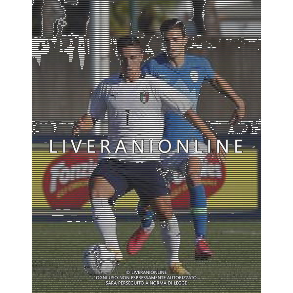 Lignano Sabbiadoro Partita Amichevole ITALIA Under 21 - SLOVENIA Under 21 del 03/09/2020 - nella foto: Raspadori Giacomo (Italia) ©Claudio Zamagni/Agenzia Aldo Liverani Raspadori Giacomo (Italia) during International friendly soccer match between ITALY Under 21 and SLOVENIA Under 21 at G. Teghil Stadium in Lignano Sabbiadoro on September 03 2020. photo credit by Claudio Zamagni/Aldo Liverani Photo Agency