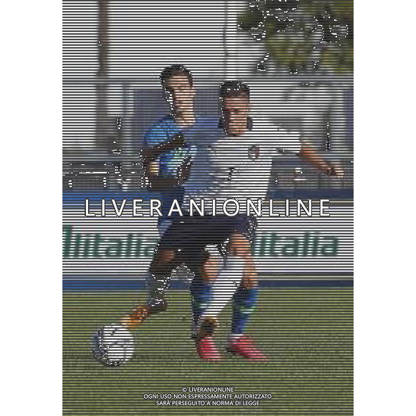 Lignano Sabbiadoro Partita Amichevole ITALIA Under 21 - SLOVENIA Under 21 del 03/09/2020 - nella foto: Raspadori Giacomo (Italia) ©Claudio Zamagni/Agenzia Aldo Liverani Raspadori Giacomo (Italia) during International friendly soccer match between ITALY Under 21 and SLOVENIA Under 21 at G. Teghil Stadium in Lignano Sabbiadoro on September 03 2020. photo credit by Claudio Zamagni/Aldo Liverani Photo Agency