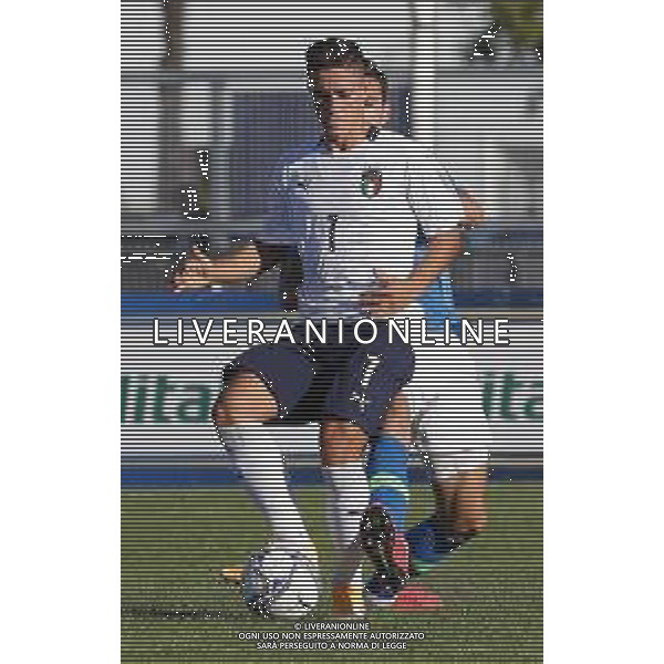 Lignano Sabbiadoro Partita Amichevole ITALIA Under 21 - SLOVENIA Under 21 del 03/09/2020 - nella foto: Raspadori Giacomo (Italia) ©Claudio Zamagni/Agenzia Aldo Liverani Raspadori Giacomo (Italia) during International friendly soccer match between ITALY Under 21 and SLOVENIA Under 21 at G. Teghil Stadium in Lignano Sabbiadoro on September 03 2020. photo credit by Claudio Zamagni/Aldo Liverani Photo Agency