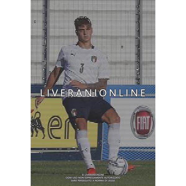 Lignano Sabbiadoro Partita Amichevole ITALIA Under 21 - SLOVENIA Under 21 del 03/09/2020 - nella foto: Tripaldelli Alessandro (Italia) ©Claudio Zamagni/Agenzia Aldo Liverani Tripaldelli Alessandro (Italia) during International friendly soccer match between ITALY Under 21 and SLOVENIA Under 21 at G. Teghil Stadium in Lignano Sabbiadoro on September 03 2020. photo credit by Claudio Zamagni/Aldo Liverani Photo Agency