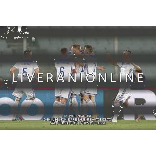 FIRENZE - UEFA Nations League gruppo A ITALIA - BOSNIA ERZEGOVINA 04/09/2020 nella foto: esultanza bosnia dopo il goal di edin dzeko ©Claudio Zamagni/Agenzi Aldo Liverani s.a.s. during UEFA Nations League - group A between Italy and Bosnia ERZEGOVINA at Artemio Franchi Stadium on September 04 2020 in Florence photo credit by Claudio Zamagni/Aldo Liverani Photo Agency/ AGENZIA ALDO LIVERANI SAS