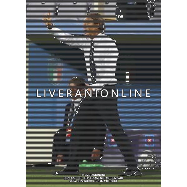 FIRENZE - UEFA Nations League gruppo A ITALIA - BOSNIA ERZEGOVINA 04/09/2020 nella foto: Mister Mancini Roberto(Italia) ©Claudio Zamagni/Agenzi Aldo Liverani s.a.s. Mister Mancini Roberto(Italia) during UEFA Nations League - group A between Italy and Bosnia ERZEGOVINA at Artemio Franchi Stadium on September 04 2020 in Florence photo credit by Claudio Zamagni/Aldo Liverani Photo Agency/ AGENZIA ALDO LIVERANI SAS