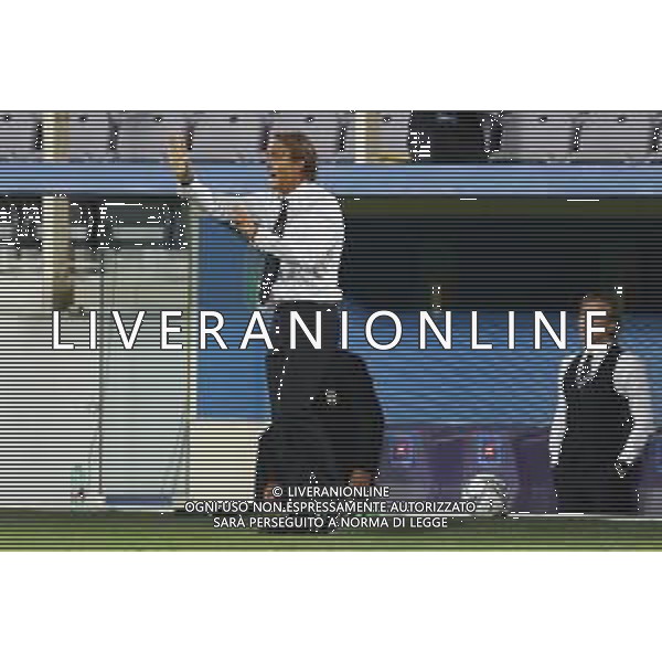 FIRENZE - UEFA Nations League gruppo A ITALIA - BOSNIA ERZEGOVINA 04/09/2020 nella foto: Mister Mancini Roberto(Italia) ©Claudio Zamagni/Agenzi Aldo Liverani s.a.s. Mister Mancini Roberto(Italia) during UEFA Nations League - group A between Italy and Bosnia ERZEGOVINA at Artemio Franchi Stadium on September 04 2020 in Florence photo credit by Claudio Zamagni/Aldo Liverani Photo Agency/ AGENZIA ALDO LIVERANI SAS