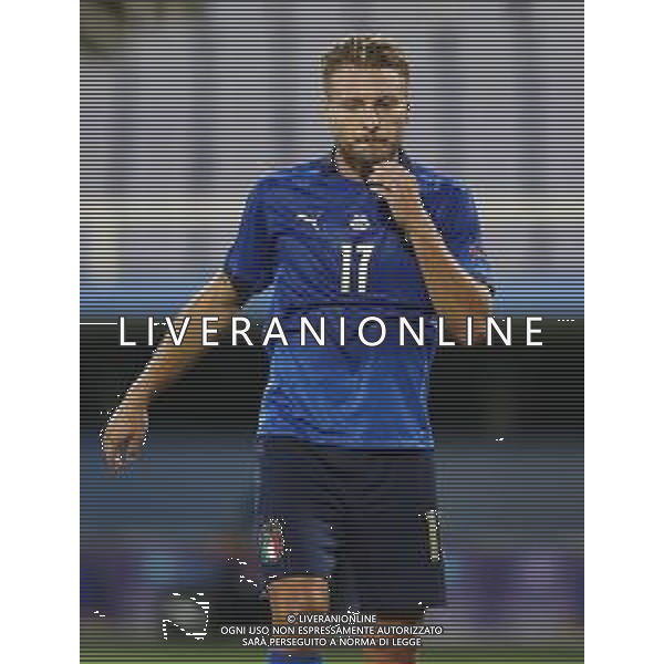 FIRENZE - UEFA Nations League gruppo A ITALIA - BOSNIA ERZEGOVINA 04/09/2020 nella foto: Immobile Ciro(Italia) ©Claudio Zamagni/Agenzi Aldo Liverani s.a.s. Immobile Ciro(Italia) during UEFA Nations League - group A between Italy and Bosnia ERZEGOVINA at Artemio Franchi Stadium on September 04 2020 in Florence photo credit by Claudio Zamagni/Aldo Liverani Photo Agency/ AGENZIA ALDO LIVERANI SAS