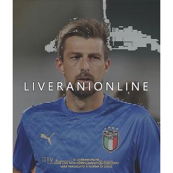 FIRENZE - UEFA Nations League gruppo A ITALIA - BOSNIA ERZEGOVINA 04/09/2020 nella foto: Acerbi Francesco(Italia) ©Claudio Zamagni/Agenzi Aldo Liverani s.a.s. Acerbi Francesco(Italia) during UEFA Nations League - group A between Italy and Bosnia ERZEGOVINA at Artemio Franchi Stadium on September 04 2020 in Florence photo credit by Claudio Zamagni/Aldo Liverani Photo Agency/ AGENZIA ALDO LIVERANI SAS