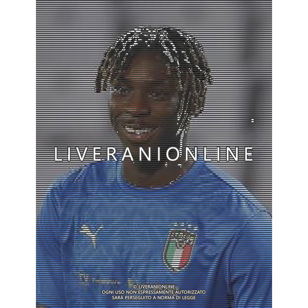 FIRENZE - UEFA Nations League gruppo A ITALIA - BOSNIA ERZEGOVINA 04/09/2020 nella foto: Kean Moise(Italia) ©Claudio Zamagni/Agenzi Aldo Liverani s.a.s. Kean Moise(Italia) during UEFA Nations League - group A between Italy and Bosnia ERZEGOVINA at Artemio Franchi Stadium on September 04 2020 in Florence photo credit by Claudio Zamagni/Aldo Liverani Photo Agency/ AGENZIA ALDO LIVERANI SAS