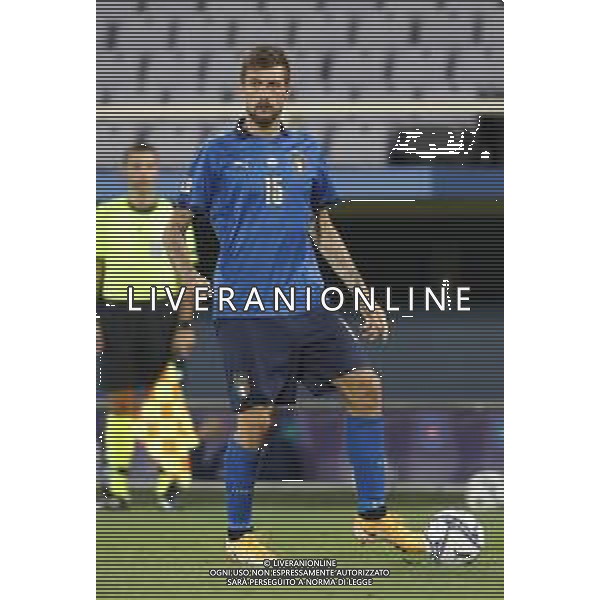 FIRENZE - UEFA Nations League gruppo A ITALIA - BOSNIA ERZEGOVINA 04/09/2020 nella foto: Acerbi Francesco(Italia) ©Claudio Zamagni/Agenzi Aldo Liverani s.a.s. Acerbi Francesco(Italia) during UEFA Nations League - group A between Italy and Bosnia ERZEGOVINA at Artemio Franchi Stadium on September 04 2020 in Florence photo credit by Claudio Zamagni/Aldo Liverani Photo Agency/ AGENZIA ALDO LIVERANI SAS