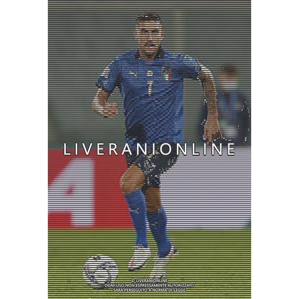 FIRENZE - UEFA Nations League gruppo A ITALIA - BOSNIA ERZEGOVINA 04/09/2020 nella foto: Pellegrini Lorenzo(Italia) ©Claudio Zamagni/Agenzi Aldo Liverani s.a.s. Pellegrini Lorenzo(Italia) during UEFA Nations League - group A between Italy and Bosnia ERZEGOVINA at Artemio Franchi Stadium on September 04 2020 in Florence photo credit by Claudio Zamagni/Aldo Liverani Photo Agency/ AGENZIA ALDO LIVERANI SAS