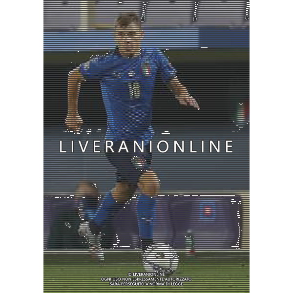 FIRENZE - UEFA Nations League gruppo A ITALIA - BOSNIA ERZEGOVINA 04/09/2020 nella foto: Barella Nicolo’(Italia) ©Claudio Zamagni/Agenzi Aldo Liverani s.a.s. Barella Nicolo’(Italia) during UEFA Nations League - group A between Italy and Bosnia ERZEGOVINA at Artemio Franchi Stadium on September 04 2020 in Florence photo credit by Claudio Zamagni/Aldo Liverani Photo Agency/ AGENZIA ALDO LIVERANI SAS