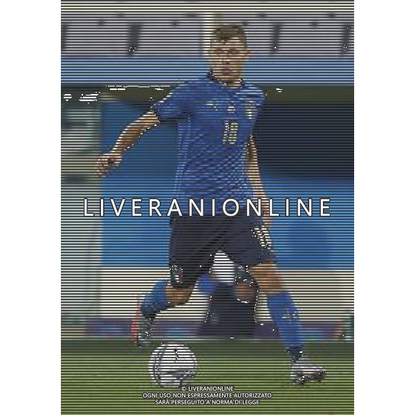 FIRENZE - UEFA Nations League gruppo A ITALIA - BOSNIA ERZEGOVINA 04/09/2020 nella foto: Barella Nicolo’(Italia) ©Claudio Zamagni/Agenzi Aldo Liverani s.a.s. Barella Nicolo’(Italia) during UEFA Nations League - group A between Italy and Bosnia ERZEGOVINA at Artemio Franchi Stadium on September 04 2020 in Florence photo credit by Claudio Zamagni/Aldo Liverani Photo Agency/ AGENZIA ALDO LIVERANI SAS