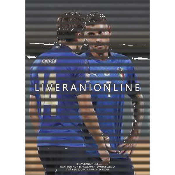 FIRENZE - UEFA Nations League gruppo A ITALIA - BOSNIA ERZEGOVINA 04/09/2020 nella foto: Chiesa Federico(Italia) Pellegrini Lorenzo(Italia) ©Claudio Zamagni/Agenzi Aldo Liverani s.a.s. Chiesa Federico(Italia) Pellegrini Lorenzo(Italia) during UEFA Nations League - group A between Italy and Bosnia ERZEGOVINA at Artemio Franchi Stadium on September 04 2020 in Florence photo credit by Claudio Zamagni/Aldo Liverani Photo Agency/ AGENZIA ALDO LIVERANI SAS