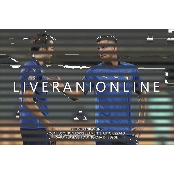 FIRENZE - UEFA Nations League gruppo A ITALIA - BOSNIA ERZEGOVINA 04/09/2020 nella foto: Chiesa Federico(Italia) Pellegrini Lorenzo(Italia) ©Claudio Zamagni/Agenzi Aldo Liverani s.a.s. Chiesa Federico(Italia) Pellegrini Lorenzo(Italia) during UEFA Nations League - group A between Italy and Bosnia ERZEGOVINA at Artemio Franchi Stadium on September 04 2020 in Florence photo credit by Claudio Zamagni/Aldo Liverani Photo Agency/ AGENZIA ALDO LIVERANI SAS