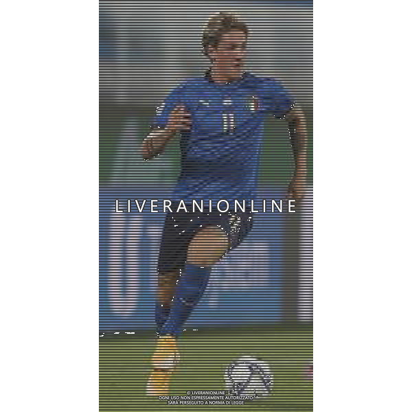 FIRENZE - UEFA Nations League gruppo A ITALIA - BOSNIA ERZEGOVINA 04/09/2020 nella foto: Zaniolo Nicolo’(Italia) ©Claudio Zamagni/Agenzi Aldo Liverani s.a.s. Zaniolo Nicolo’(Italia) during UEFA Nations League - group A between Italy and Bosnia ERZEGOVINA at Artemio Franchi Stadium on September 04 2020 in Florence photo credit by Claudio Zamagni/Aldo Liverani Photo Agency/ AGENZIA ALDO LIVERANI SAS