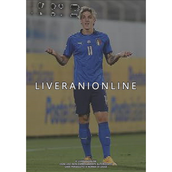 FIRENZE - UEFA Nations League gruppo A ITALIA - BOSNIA ERZEGOVINA 04/09/2020 nella foto: Zaniolo Nicolo’(Italia) ©Claudio Zamagni/Agenzi Aldo Liverani s.a.s. Zaniolo Nicolo’(Italia) during UEFA Nations League - group A between Italy and Bosnia ERZEGOVINA at Artemio Franchi Stadium on September 04 2020 in Florence photo credit by Claudio Zamagni/Aldo Liverani Photo Agency/ AGENZIA ALDO LIVERANI SAS