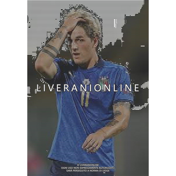 FIRENZE - UEFA Nations League gruppo A ITALIA - BOSNIA ERZEGOVINA 04/09/2020 nella foto:Zaniolo Nicolo’(Italia) ©Claudio Zamagni/Agenzi Aldo Liverani s.a.s. Zaniolo Nicolo’(Italia) during UEFA Nations League - group A between Italy and Bosnia ERZEGOVINA at Artemio Franchi Stadium on September 04 2020 in Florence photo credit by Claudio Zamagni/Aldo Liverani Photo Agency/ AGENZIA ALDO LIVERANI SAS